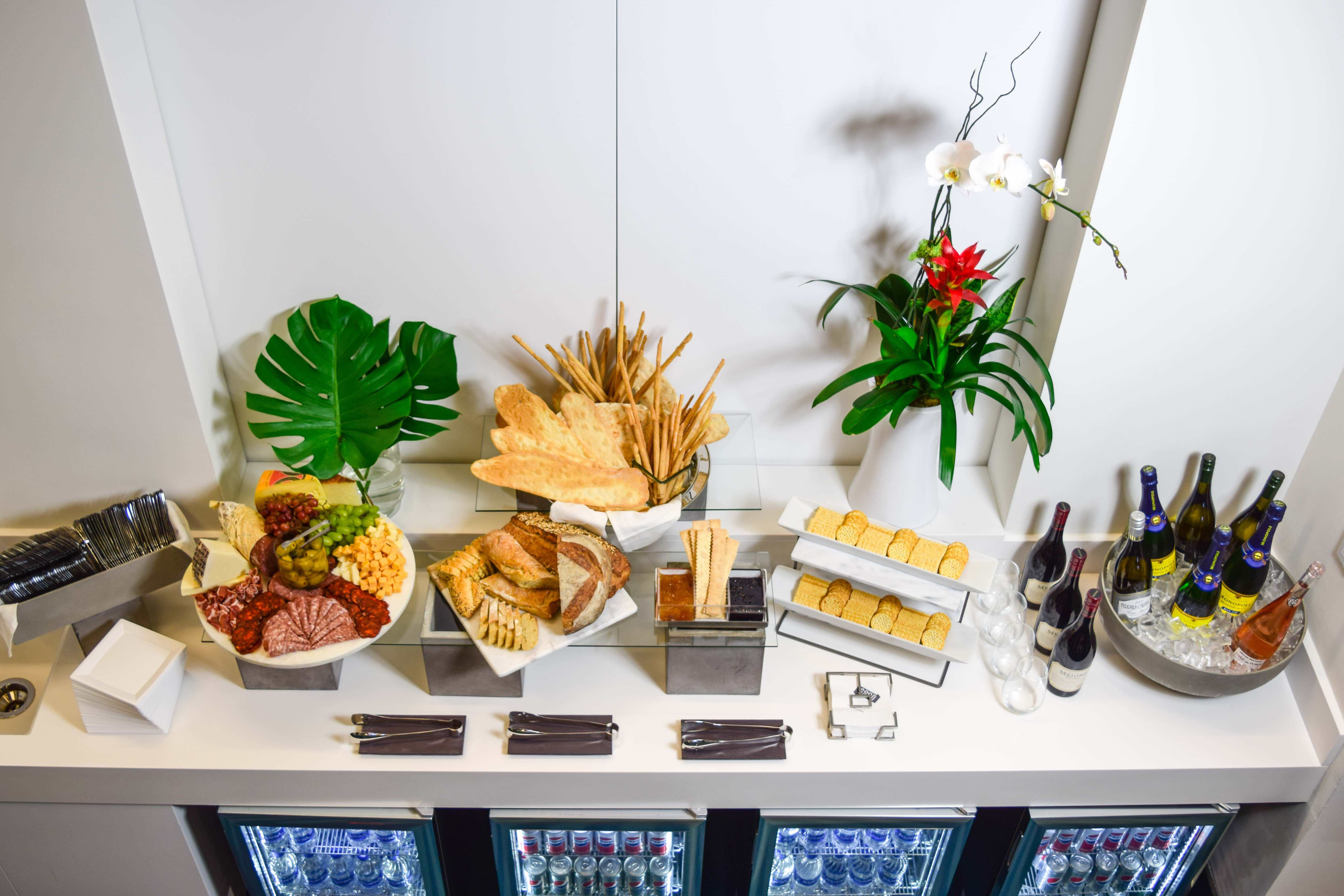 Brightline's PM Select Service includes charcuterie, wine and champagne