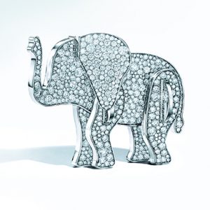 Jewelry Untamed We’re simply roaring about Tiffany & Co.’s newly unveiled “Save the Wild Collection,” with fresh designs expanding to include lions and rhinos, in addition to elephants. A range of 18-karat rose-gold charms are featured along with a platinum and pavé diamond elephant brooch. As part of Tiffany’s ongoing commitment to sustainability and conservation, 100 percent of the profits from the collection will support the protection of the endangered species represented in the jewelry — the elephant, rhino and lion — via the Wildlife Conservation Network’s crisis fund. tiffany.com