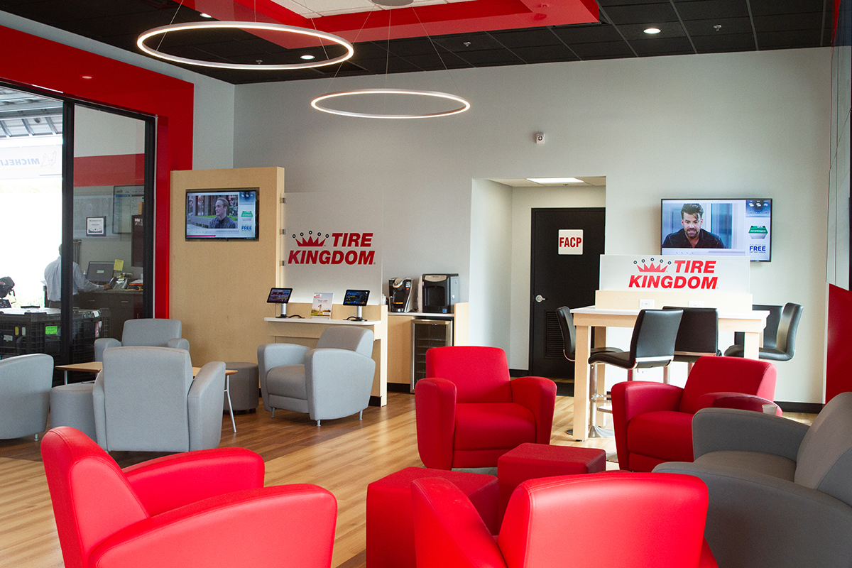New Tire Kingdom concept store Tire Kingdom Service Centers has opened a shop of the future concept at 3615 Northlake Blvd., West Palm Beach. The store has a business area, upgraded broadband, a digital feature wall, children’s tablets with games, an enhanced concession area, a large open view to the back shop and digital inspection equipment. Tire Kingdom has nearly 190 locations in Florida.