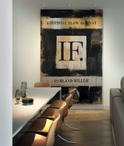 A piece by English artist Harland Miller