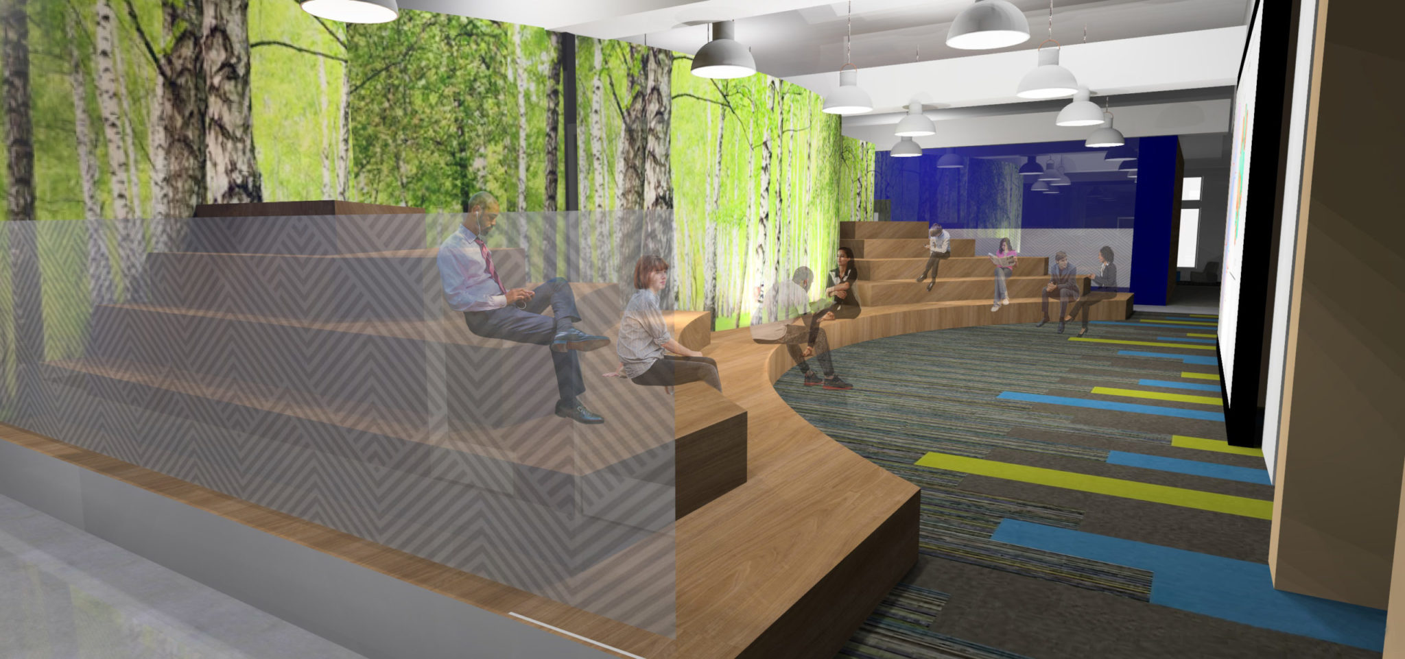 Parts of the Alan B. Levan/NSU Broward Center of Innovation are being designed as flowing, freeform incubators of ideas.