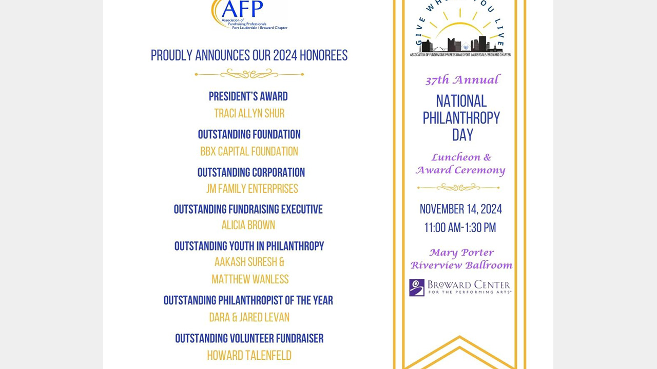 National Philanthropy Day