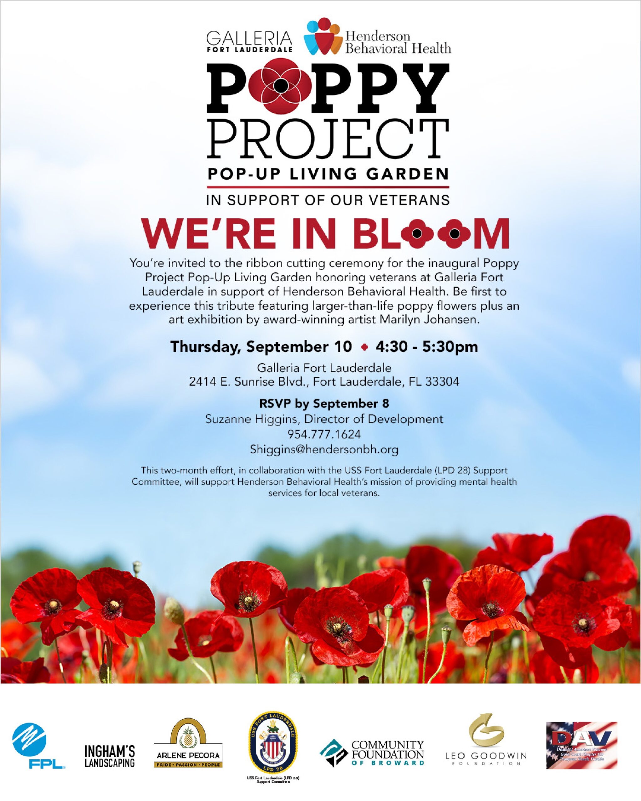 The Poppy Project Pop-Up Living Garden Ribbon Cutting